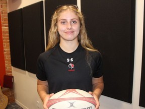 File photo of Madison Grant in 2017, just before moving to Victoria, B.C., to become part of the centralized Rugby Canada program.Todd Hambleton/Cornwall Standard-Freeholder/Postmedia Network