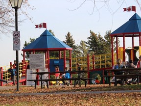 The play structure area in Lamoureux Park, in a November 7, 2020 file photo. Todd Hambleton/Cornwall Standard-Freeholder/Postmedia Network