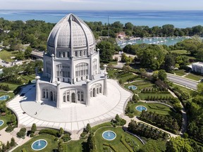Aerial photo of the Bahá'í House of Worship in Wilmette, Ill.
Photo 107020719 / Bahai Temple Wilmette © Lmphot | Dreamstime.com