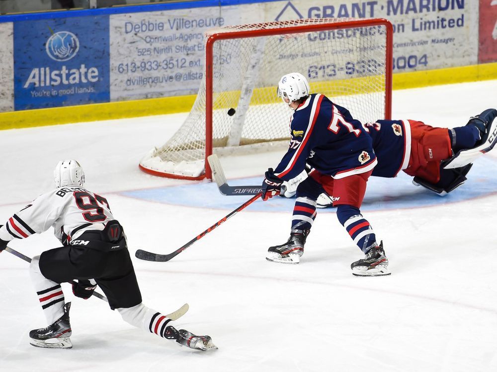 Cornwall Colts can't even the score in rivalry with Brockville Braves
