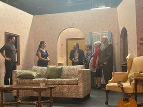 The first play of the GLT season opened on Oct. 12. The cast of 'Over the River and Through the Woods': Fenix Ionescu, Jacqui Knapp, Brian Makcrow, Victoria Makcrow, Deb Cosford & Warren Robinson. Submitted