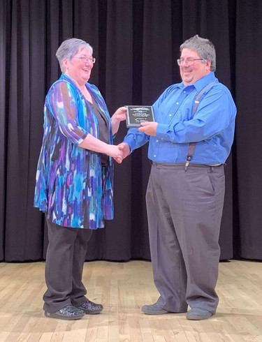 The Hanna and District Chamber of Commerce Business Awards was held Oct. 20 with the Community Spirit Sponsored by the Town of Hanna won by the Hanna Municipal Library.