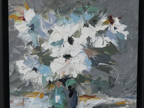 Jim Vance, Afternoon Bouquet, oil, is part of the Kingston School of Art Fifth Annual Juried Art Exhibition and Sale, on view now until Oct. 29  at the Window Art Gallery.