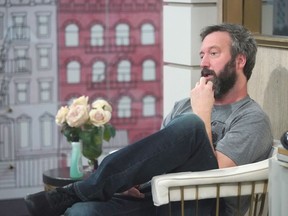 Comedian Tom Green, seen on the set of Celebrity Big Brother, is bringing his standup act to the Portuguese Cultural Centre Kingston on Saturday night.