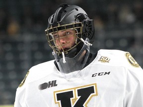Kingston Frontenacs goaltender Ivan Zhigalov was named Ontario Hockey League goaltender of the week for the period ending Oct. 16.