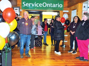 Photo by LESLIE KNIBBS
Many people attended the grand opening of the Service Ontario in SRFN.