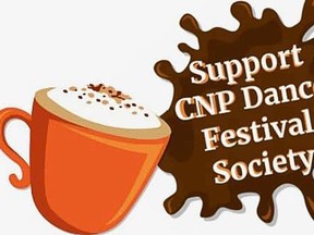 Crowsnest Pass Dance Festival Society's coffee fundraiser.