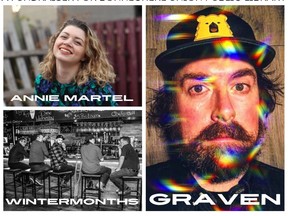 The Bonnechere Union Public Library's annual fundraising concert returns on Nov. 12 featuring Annie Martel (Ottawa songbird), the Valley's own WinterMonths, and headliner Graven, a folk-rock band with 15 major releases.