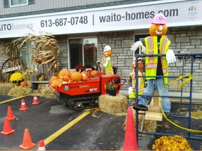 Terry Waito Homes took top spot in the Best Business Pumpkin Folk Display in the 2022 Petawawa Ramble Business Display Contest.