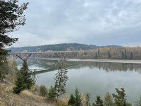 The Fraser River in Prince George, B.C.