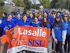 The entire Lasalle Secondary School community has once again rallied together to blaze trails for fitness at Finlandia. This year's fundraiser – which included a Fall Carnival, the annual SISU Family Walk, a silent auction, and donations from family, friends and Finlandia staff – raised $30,000 to support fitness and wellness for residents. Supplied
