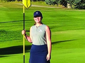 County Central High School student Taryn Sanderson competed Sept. 26-27 in the provincial high school golf championships at High River's Highwood Golf and Country Club and finished 31st out of 92 student-athletes. Sanderson, along with County Central teammates Hannah Smith, Corben Scobie and Caden Wouters, won the 1A-2A South Zone mixed golf championships Sept. 13 in Magrath.