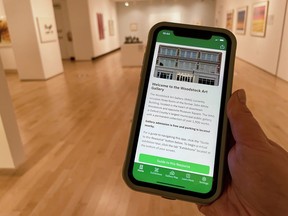 The Woodstock Art Gallery has launched a new interactive smartphone app.
SUBMITTED PHOTO