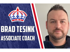 Before settling behind the bench, Tesink played four seasons of junior hockey in Quebec and the Maritimes.