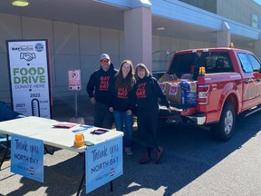 Bay Roofing staff collected more than 10,000 pounds of food for the North Bay Food Bank throughout October. The food bank says it's through community initiatives that allows them to keep their inventory at stable levels.