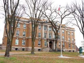 Provincial courthouse in Sault Ste. Marie, Ont., on Saturday, Nov. 5, 2022. (BRIAN KELLY/THE SAULT STAR/POSTMEDIA NETWORK)
