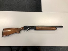 The firearm recovered by RCMP officers. (supplied photo)