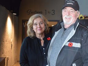 Don Wilson and wife Suzanne attend a concert on Sunday to mark the 65th anniversary of the Lockerby Legion and honour the sacrifice of veterans in the lead up to Remembrance Day.
