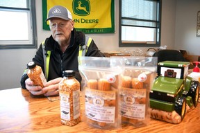 Wallaceburg farmer Dennis DeBot and his family expanded into growing popcorn a few years ago.  DeBot is Chatham-Kent's agriculture innovator of the year.  (Tom Morrison/Postmedia)