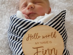 A boy, Finn O'Leary, 7 lbs, born to Matt and Amanda of Sudbury.