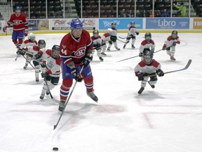Stephane Richer, seen above at a 2018 event in Sarnia, is one of the Montreal Canadiens Alumni who could be appearing at a charity hockey game in Lucan on Friday, Dec. 2. The event will commemorate the 70th anniversary of an exhibition game in Lucan between the Montreal Canadiens and the Lucan Irish Six. File photo/Carl Hnatyshyn