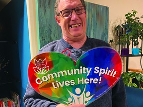 Marc Haine has been recognized by Communities in Bloom through Community Spirit Lives Here for his work in the Devon community. (supplied)