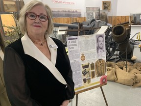 Marilyn Shaver of the Canadian Military Heritage Museum helped organize a dinner to commemorate the Canadian soldiers who fought in the Italian campaign in the Second World War. VINCENT BALL
