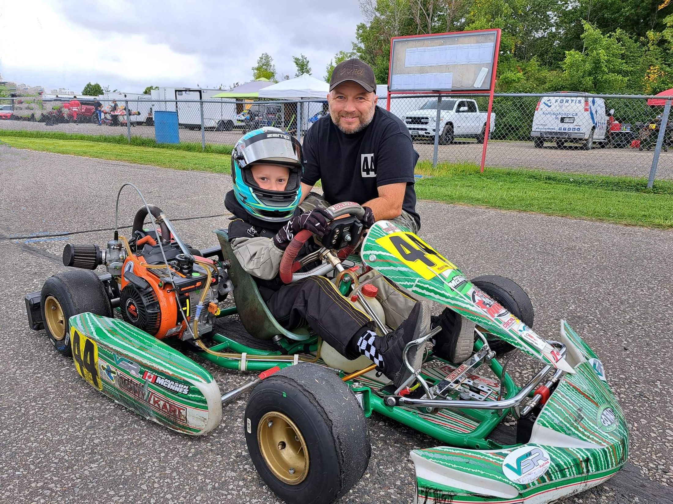 Speedy Port Dover youngster tearing up gokarting track The Stratford