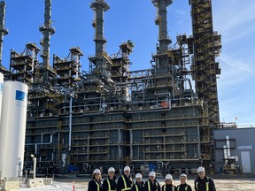 Official Opposition leader Rachel Notley took a tour of the local Dow facility this week. The provincial government announced it will be awarding the Fort Saskatchewan facility with $32 million to support its expansion. Photo Supplied.