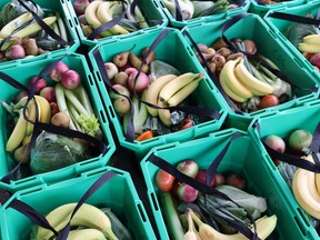 The Good Food Box program, which runs in multiple communities including Kincardine and Lucknow, provides a variety of fresh produce once a month at a cost of $20 per box.  Photo by Kelly Kenny.