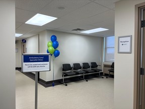 The new ambulatory care and specialist clinic space at the Kincardine hospital features several outpatient services, including cardiorespiratory, stress testing and specialist clinics. Submitted photo.