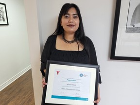 YMCA of Northeastern Ontario is celebrating Aparna Mukerji for her "significant contributions towards peace-building."