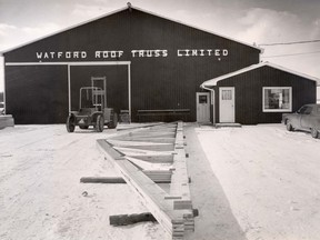 Since it started business in 1972, Watford Roof Truss has grown to become one of the largest single-site truss manufacturers in Ontario, general manager Jeff Balmain says. Supplied
