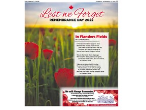 Community Press Cover Remembrance Day2022