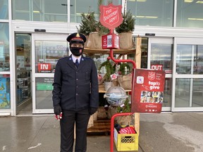 Stuart Walter, Christmas Kettle Coordinator for the Kenora Salvation Army. Photo credits to the Kenora Salvation Army