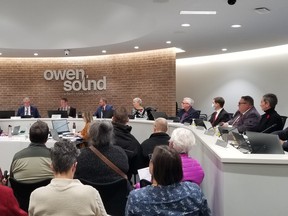 Owen Sound council's last meeting of the term was on Monday, Nov. 7, 2022. (Scott Dunn/The Sun Times/Postmedia Network)