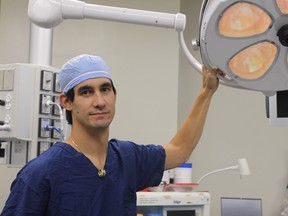 Dr. Michael Fuoco, Chief of Surgery at Brockville General Hospital, is pictured in one of the hospital's operating rooms.