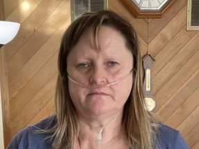 Strathcona County resident Joslyn Duncan launched a GoFundMe page after the province reversed coverage for her oxygen units. Photo supplied
