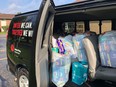 United Way van loaded with much needed donations. -  Supplied