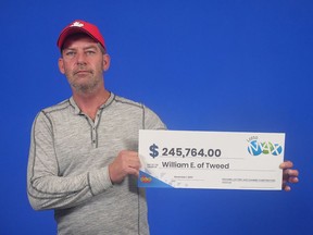 William Elson of Tweed won $245,764 in the September 13 Lotto Max draw.  OLG PHOTO