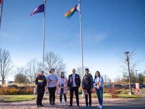 Loyalist College kicked off Campus Pride Week with a Pride flag-rasing ceremony