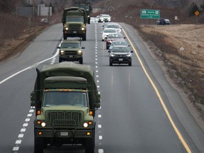 Canadian Army Reserve personnel from 31 Service Battalion Windsor Support Company will conduct driver and convoy operations training in the Trenton, Belleville and Prince Edward County areas this weekend. DND PHOTO