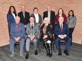Pictured is the new Algonquin and Lakeshore Catholic District Board new board of trustees. They include (back from left) Anthea Murrell, Shawn Murphy, Kathy Turkington, Peter McEnery, Wendy Proctor and Jacqueline Fernandes. In front (from left) are Tom Dall, Brian Evoy, Joanne Belanger and Terry Shea.