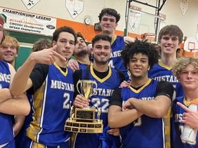 Brantford Collegiate Institute captured the Ed O'Leary Memorial Senior Boys Tip-Off Basketball Tournament at North Park Collegiate on Saturday. SUBMITTED