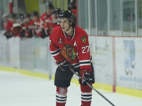 Luke Tchor had one goal in Brockville's win at home against Rockland on Friday night and scored a hat trick in the Braves' comeback win at Nepean on Sunday afternoon.
Tim Ruhnke/The Recorder and Times
