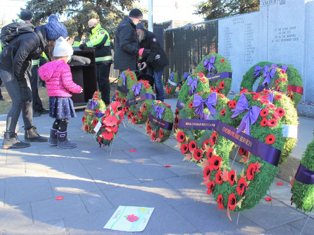 Remembrance day cochrane alberta