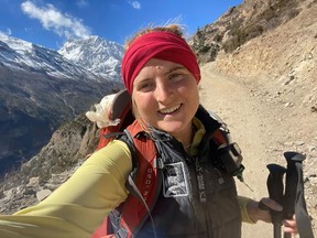 North Bay's Hannah Bywater is in Nepal taking on mountains all by herself.