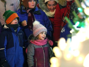 Thousands of spectators lined the streets of downtown Kingston for the 2022 Nighttime Santa Parade on Saturday, Nov. 19, 2022. Meghan Balogh/The Kingston Whig-Standard/Postmedia Network