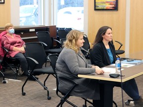 In the 2021 school board election, (l-r) Val Chay, Sherry Jeffreys and Tammy Ethier ran to represent the Sangudo and Mayerthorpe area. Some of the candidates launched a legal battle over election irregularities.