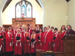 Photo supplied by Moose FM files
The Espanola Festival Choir in 2019 at St. George’s Anglican Church, are excited to be ushering in the Christmas season for Espanola.